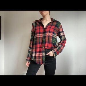 Plaid button up